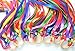 Satin Ribbon Gradient Rainbow Double Side Rainbow Colorful Printed 50 Yard 3/8