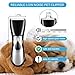 VISSON Dog Clippers Washable,2in1 Dog Grooming Clippers Kit for Small Medium Dogs and Cats Hair Around Face, Paws, Eyes, Ears, Rump,Dog Trimmer Clippers Cordless,Low Noise Dog Shaver USB Rechargeable