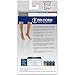 Truform Sheer Compression Stockings, 8-15 mmHg, Women's Knee High Length, 20 Denier, Beige, Large