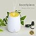Beautiplove Deluxe Ultrasonic Essential Oil Diffuser, Mini Aroma Diffuser Lasts for Up to 10 Hours, Portable Cool Mist Humidifier with Automatic Shut-Off Safety for Home & Office, 150ml