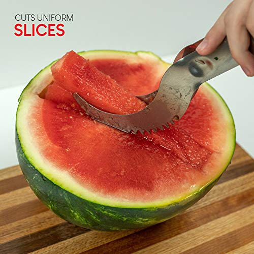 Stainless Steel Watermelon Slicer Cutter and Melon Baller Scoop Fruit