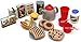 Little Treasures Coffee Pastries and Cake Pretend Play Food Eating Toy Set