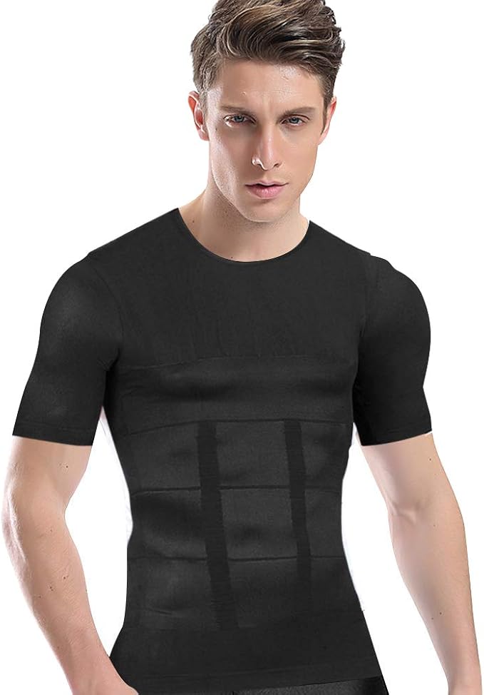 Amazon 加圧シャツ メンズ 加圧インナー コンプレッションウェア 加圧式tシャツ 半袖 スポーツウェア コンプレッショントップス 通販