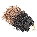 DAIRESS (6 Packs) 14Inch 35strands Wavy Senegalese Twist Crochet Hair Braids Wavy Ends Free Synthetic Hair Extensions Curly Crochet Twist Braiding Hair (#27)