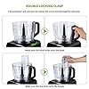 Food-Processor-Topchef-1100W-Multifunctional-Food-Processor-Blender-Chopper-Mixer-Grinder-Citrus-Juicer-Knead-Dough-Blades-Shredder-Slicing-Attachments-and-32L-Bowl-15L-Blender-Jug Food Processor Topchef 1100W Multifunctional Food Processor- Blender, Chopper, Mixer, Grinder, Citrus Juicer, Knead Dough Blades, Shredder, Slicing Attachments and 3.2L Bowl 1.5L Blender Jug