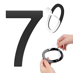 GLDonee Acrylic House Numbers - Modern Black