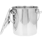 iplusmile Stainless Steel Airtight Canisters Container: 152 fl oz Airtight Clamp Lid Kitchen Food Storage Bucket for Rice Flour Grain Coffee Bean Flour Oil Sugar Milk