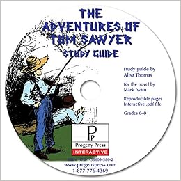 The Adventures Of Tom Sawyer Study Guide Cd Rom Alisa Thomas 9781586095802 Amazon Com Books