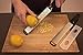 Lemon Zester & Cheese Grater (2 Piece Set) - LEMCASE Kitchen Tools and Gadgets for Citrus Chocolate Ginger Fruit Vegetable, Silicone Grips, Stainless Steel Blades with Protective Cover, Black