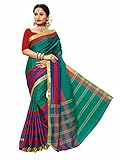 Shonaya Women's Printed Banarasi Art Silk Multicolor Designer Saree With Unstitched Blouse Piece