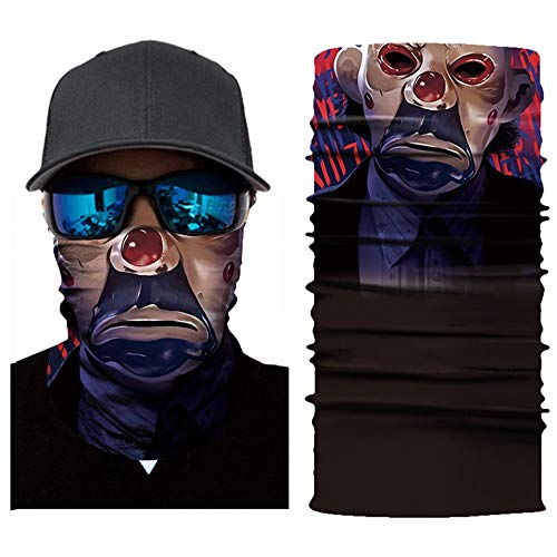image for CapsA-Face Mask CapsA Novelty Bandanas for Men Women Face Shield for M