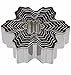 Set of 9 Nesting Stainless Steel Snowflake Cookie Cutters