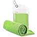 Cozzine Yoga Towel 40”x12”, Cooling Towel for Instant Relief -Ultra Soft Breathable Fabric Chilling Neck Wrap Headband Sports Towel for Running, Biking, Gym, Yoga, Travel, Golf, Tennis & More