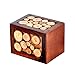 Hashcart Handcrafted Wooden Pen Organizer for Desk | Pencil Holder for Office Desk Décor