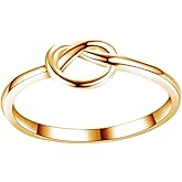 Kingray Jewelry Stainless Steel Love Knot Friendship Promise Ring Size 3-13