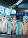 Maxdot 4 Pieces Swimming Caps, Come with 1 Nose Clip and 2 Ear Plug, Durable Elastic Long Hair Swim Caps for Kids, Women, Men