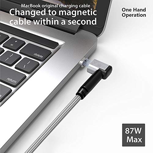 USB C Magnetic Charger Charging Cable USB-C to MagSafe Magnetic Adapter for MacBook Pro, MacBook Air, iPad Pro and Other USB-C Laptops and Smartphones - Support Up to 4.3A 87W - Thumbnail 6
