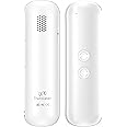 XURPURTLK Language Voice Translator Device Real Time 2-Way Translations Supporting 72 Languages for Travelling Learning Shopping Business Chat Recording Translations (White) (G5)