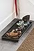 Gardeners Supply Company Large Boot Tray with Drip Grids | Multi-Purpose All Weather Waterproof Indoor & Outdoor Shoes Mat Made with 100% Recycled Plastic | 46-1/2