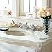 American Standard 7871.712.002 Hampton Two-Porcelain Lever Handle Widespread Faucet, Polished Chrome