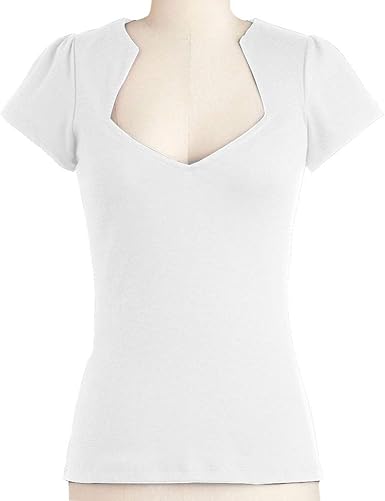 amazon ladies white tops