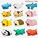 BROUYOUE 12 Pieces Cable Animal Bites Cute Animal Cable Protector For iPhone Cable Charging Cord Saver, Cute Creature Bites Cables Charger Protector Accessory
