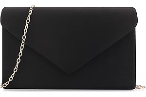 BBjinronjy Clutch Purse for Women Evening Bags Handbags for Wedding Party Cocktail Prom Faux Suede Crossbody Shoulder Bag