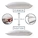 Simply Sova - PREMIUM Bamboo Shredded Memory Foam Pillow  - Side Sleeper Pillow for Neck and Shoulder Pain - Hypoallergenic & Adjustable Loft with Washable Cover - Queen Size Pillow