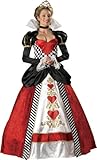 InCharacter Costumes, LLC Women's Queen Of Hearts Costume, Red/White/Black, Medium