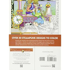 Creative Haven Steampunk Designs Coloring Book (Adult Coloring)