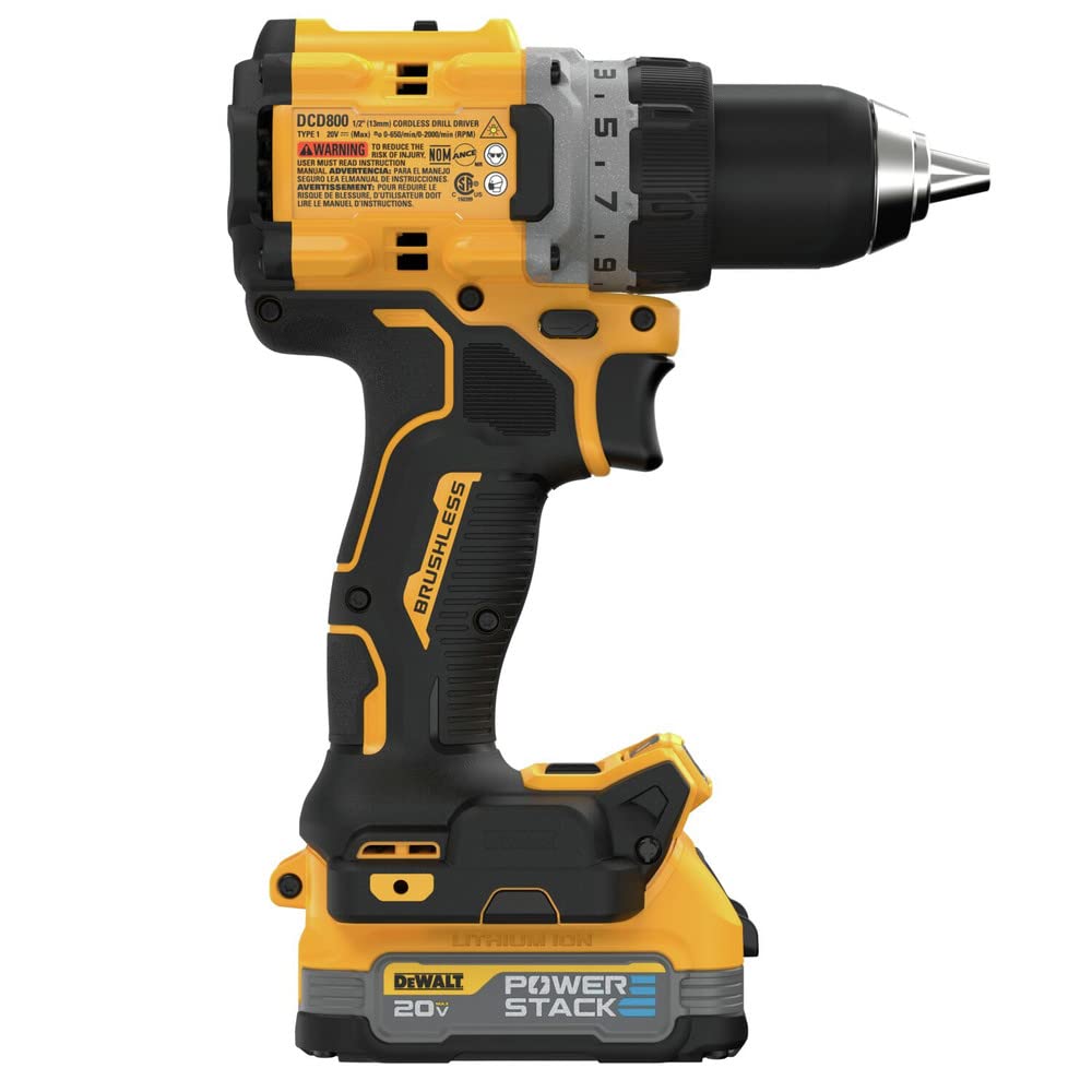 DEWALT 20V MAX XR Cordless Drill Kit, Drill and Driver, 1/2