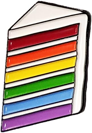 Pallypants IndustriesRainbow Cake Enamel Pin 1"
