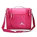 Large Hanging Travel Toiletry Bag for Men and Women Waterproof Makeup Organizer Bag wash bag Shaving Kit Cosmetic Bag for Accessories, Shampoo Bathroom Shower, Personal Items RoseRed