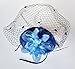 Coolwife Fascinator Hats Pillbox Hat British Bowler Hat Flower Veil Wedding Hat Tea Party Hat (B Royal Blue)