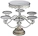 Dahlia Studios Elise Silver Cupcake and Cake Stand Crystal 17