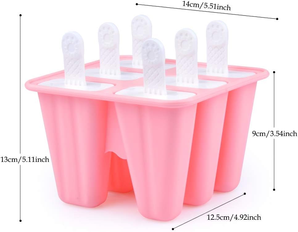 Moules A Glace Cuisine Maison Wktrsm Moules A Glace Silicone Moules A Glacons Popsicles Mold Sans Bpa Ice Creme Pop Mold Reutilisable Pour Bebe Enfants Et Adultes