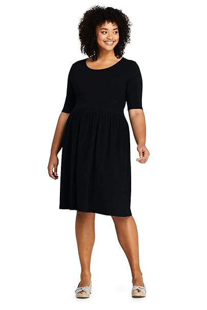 lands end plus size dresses