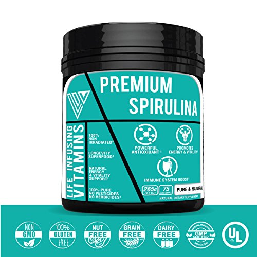 image for LIV Longevity Superfood California Premium Spirulina for Smoothies and