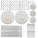EUDAX 2 Sets Balloon Column Stand Kits with 61