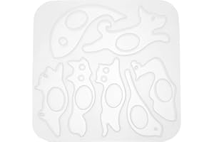 Kichvoe Silicone Book Page Holder Mold for DIY Thumb Ring Casting, Crystal Epoxy Resin Mold for Reading