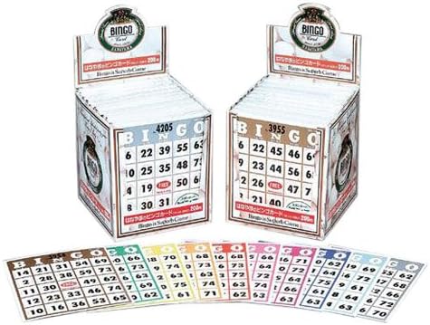 Amazon みんなでビンゴ スタンダードビンゴカード30枚入 10セット ビンゴ くじ おもちゃ