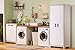 Keter Optima Wonder Free Standing Plastic Tall Storage Cabinet with 4 Adjustable Shelves, 72