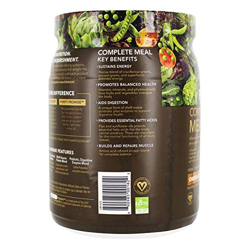 Plant Fusion Complete Meal Plant Protein, Chocolate Caramel, 16.05 Ounces - Thumbnail 3