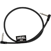Ernie Ball Flex Patch Cable 24in - Black - Single