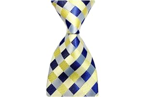 Geotae Zerun New Classic Men's Plaids Checks Silk Tie Necktie