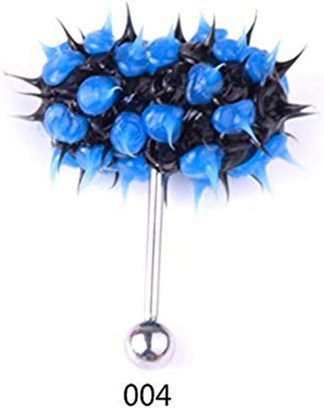 Cool Vibrating Barbell Tongue Rings Tongue Stud Bars Piercing Stainless Steel Body Jewelry For Adult 1pc