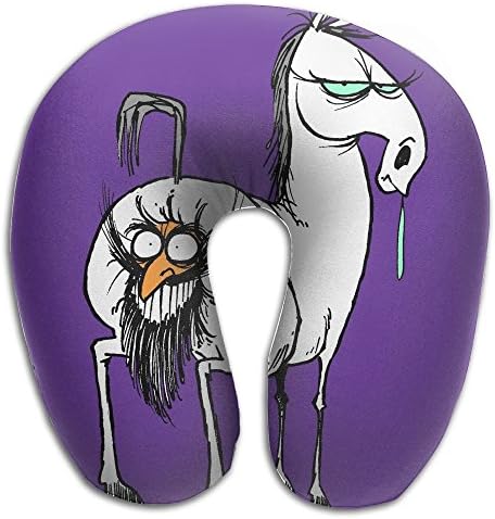 Horse Comfortable Unscented Neck Pillow Travelmate Memory Foam U-SHAPE For Teen Travelrest 100% Polyester