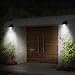 Solar Lights 20 LED Solar Powered Lights, Solar Panel Motion Sensor Lamp Security Lighting, Landscape Path Lights for Wall Door Entrance Pathways Patios Garden (1Pack, 20 LED)