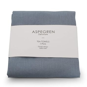 Aspegren Geschirrtuch Linen Dream Blue 50 x 70 cm aus 100% Leinen