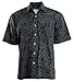 Johari West Men's Button-Down Short Sleeve Shirt, Autumn Gold, (Slate, X-Large)